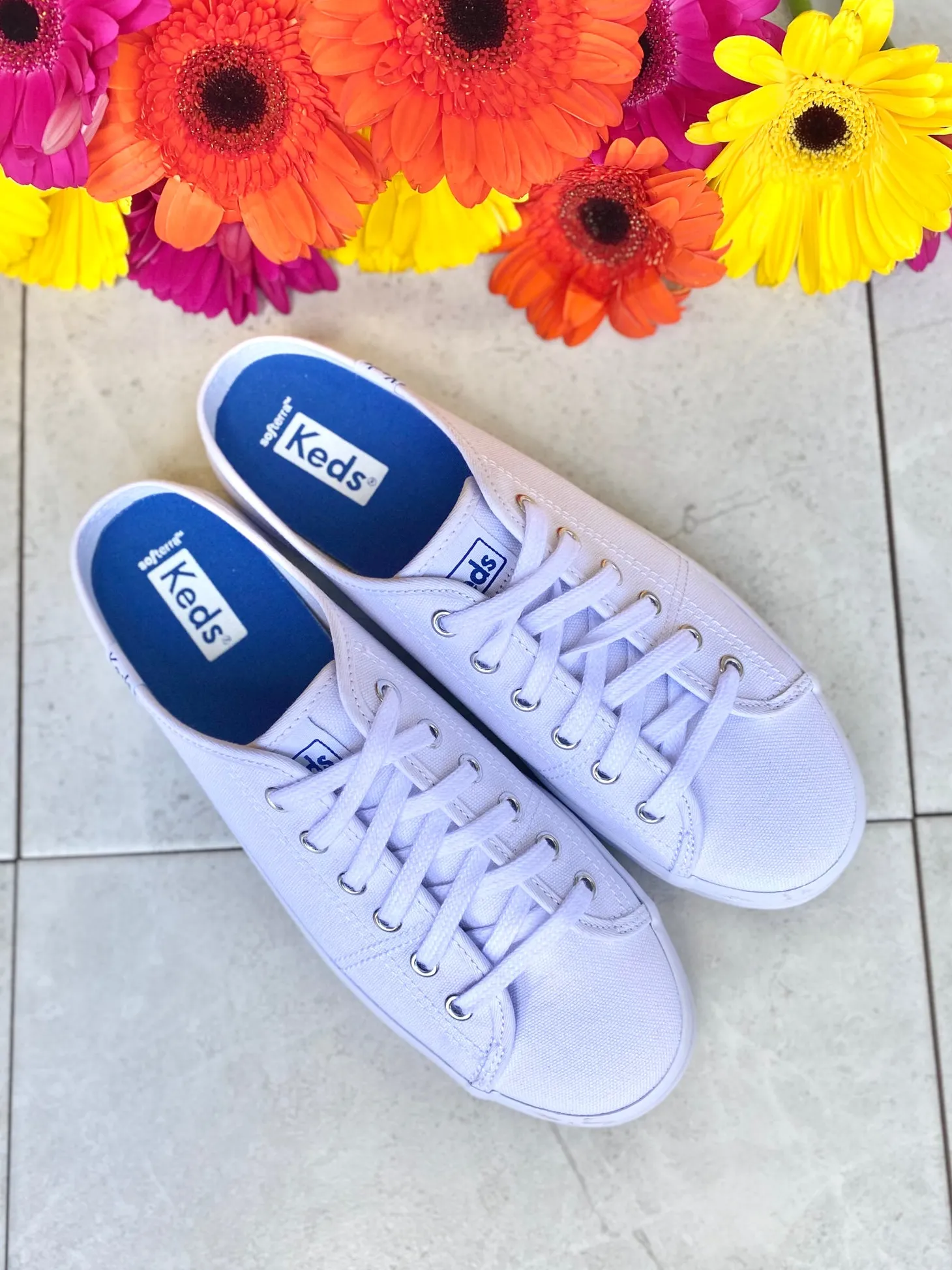 Keds - Kickstart Mule - White