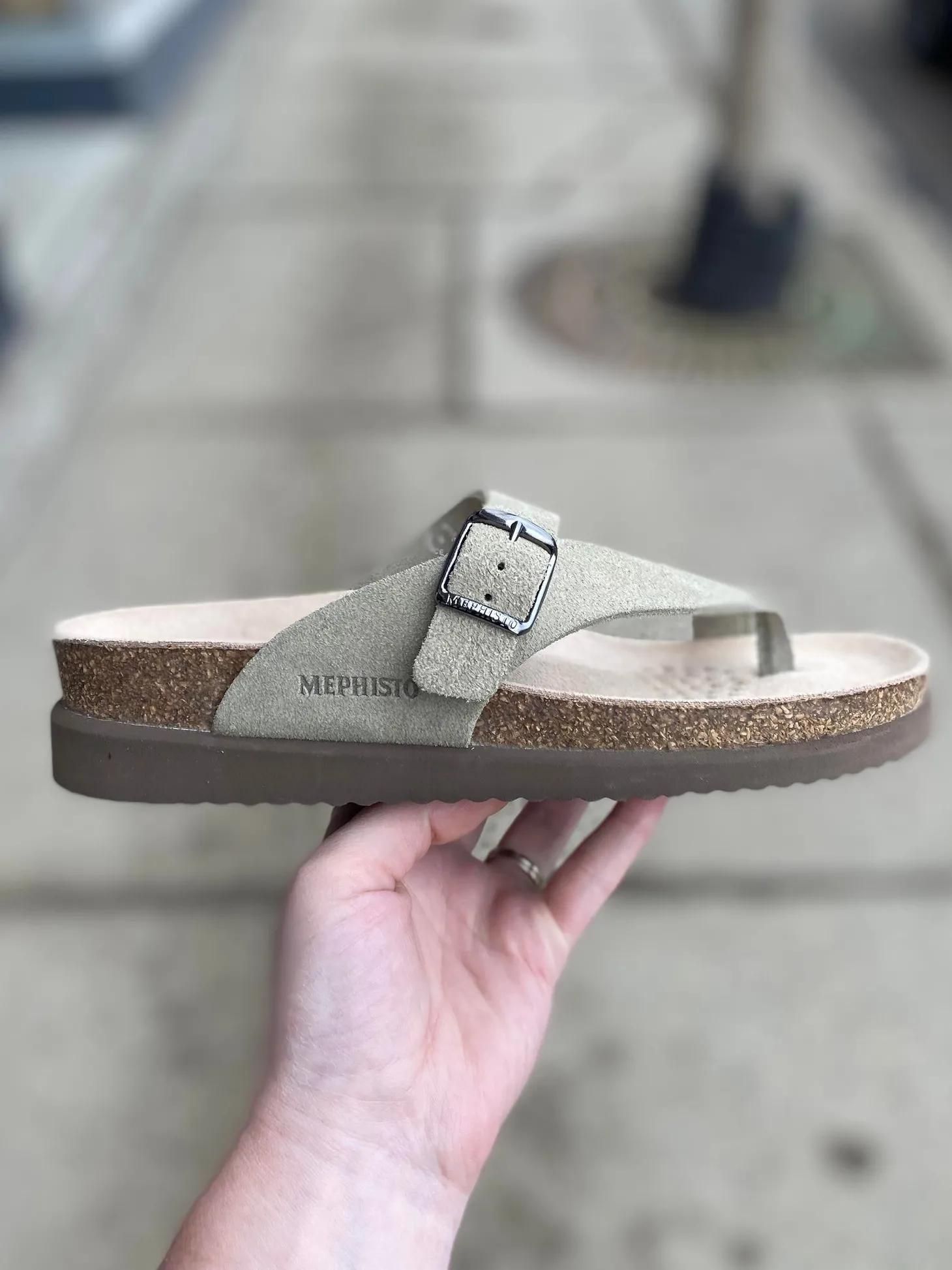 Mephisto - Helen - Light Khaki Suede