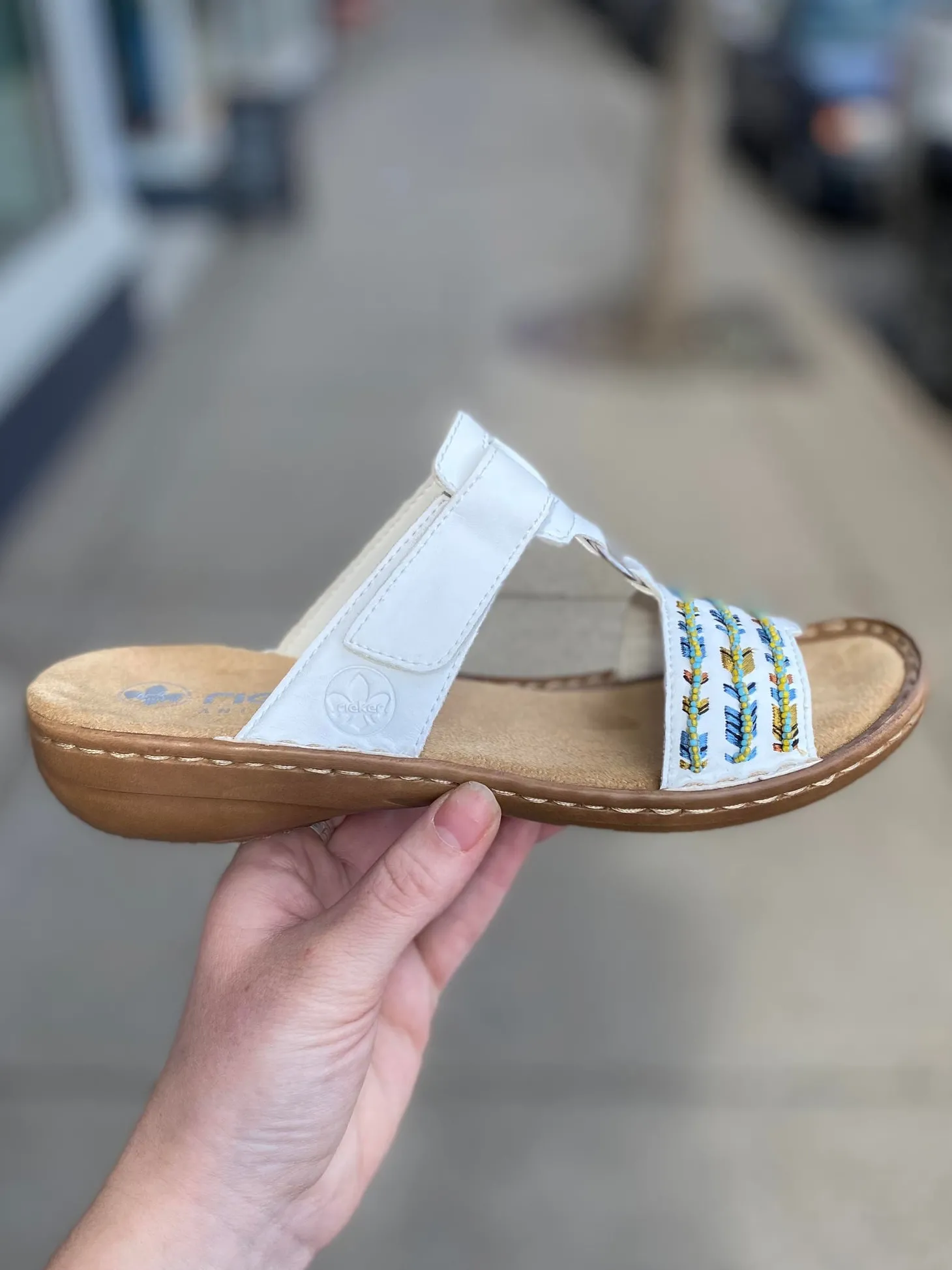 Rieker - Regina Slide - White